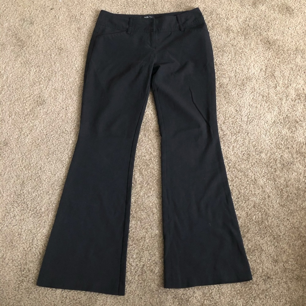 Papaya black casual slack pants